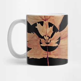 Brown Watercolor Fall Leaf Mug